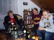 Having fun at the Leitner house in Freudenbach, Germany.