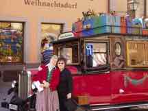 Rita and Julia at Kathe' Wohlfahrt in Rothenburg, Germany.